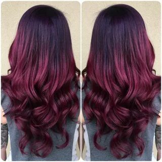 Violet to Wild Orchid Pravana Ombre Ombre hair blonde, Balay