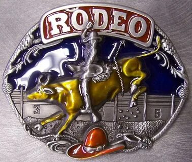 Оловянные пряжка Родео бык Rider новые eBay