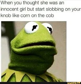 Kermit sees the truth Slob On My Knob Know Your Meme