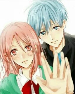 Kuroko x Momoi 😍 from Kuroko no Basket Kuroko no basket, Kur