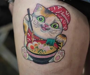 The Very Best Lucky Tattoos - Tattoo Insider Lucky cat tatto