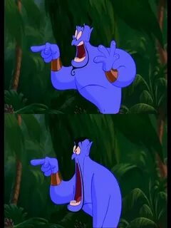 Aladdin Surprised Genie Jaw Drop Blank Template - Imgflip