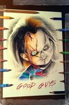 Chucky(Quick Sketch).... Scary drawings, Scary art, Horror d