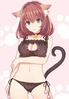 Kitty lingerie or cute kyunnkyunn erotic cute underwear, Jap
