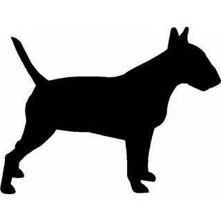 Bull Terrier Silhouette at GetDrawings Free download