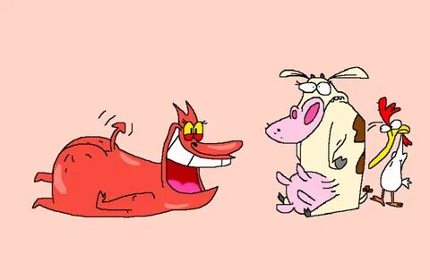 ❉ Cow and Chicken ❉ Cartoon drawings sketches, Cartoon drawi