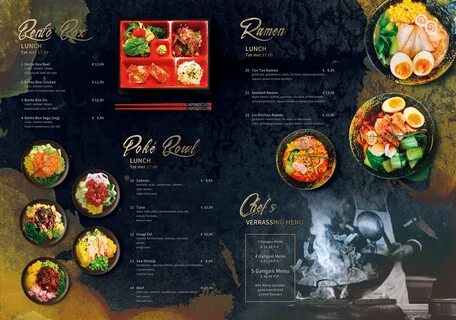 Menus - Lin Kitchen.