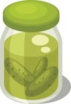 Pickle Jar Drawing Related Keywords & Suggestions - Pickle J