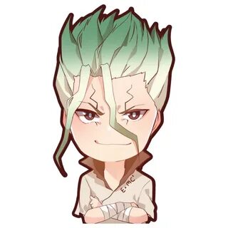 Senku the Scientist Dr. Stone Hentaku Anime Stickers