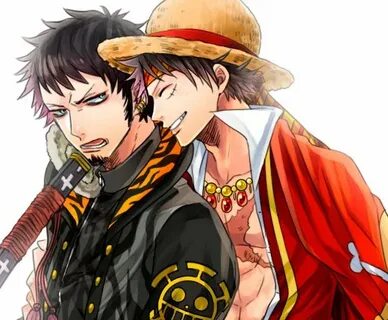 Luffy & Law One piece comic, One piece, One piece pictures
