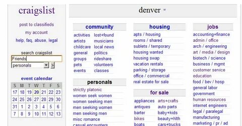 Craigslist Personals Atlanta