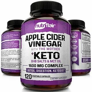 1600MG - Apple Cider Vinegar Capsules with Mother + Keto Die