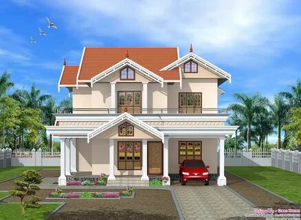 Very Cute Kerala Home Design - Home Plans & Blueprints #3443