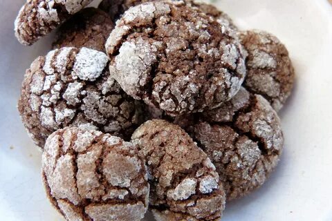 chocolate crinkle cookies Patty Cake's Pantry