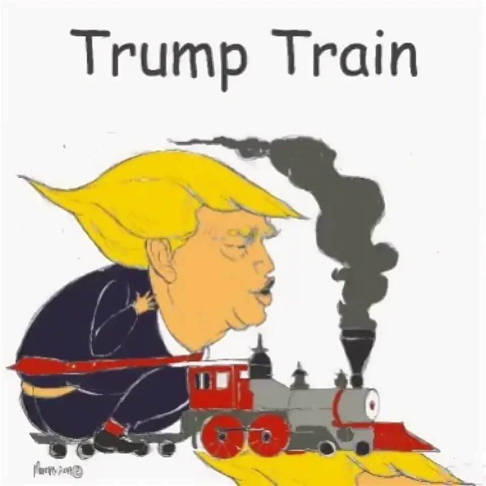 @montag_art on Instagram: "Trump Train #trumptrainwreck #pussyassbitch #fucktrump #Trump #dra...