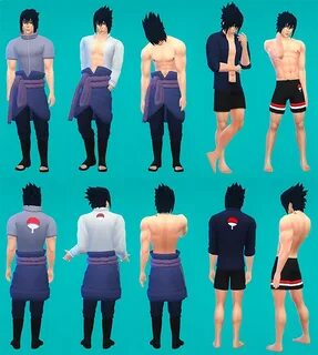 Uchiha Sasuke Happy To Be in 2022 Sims 4 clothing, Sims 4 an