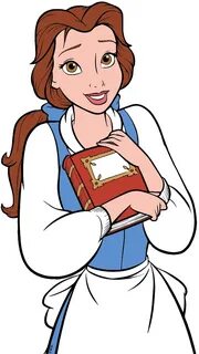 Belle Holding Book - Book Clipart - Full Size Clipart (#1201