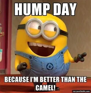 Because Minions are way cooler! Happy #HumpDay! #Wednesday #