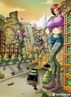 Giantess Showdown By Giantess Fan Comics On Deviantart WALLD