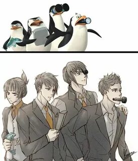 Penguins of Madagascar anime version Personajes de cartoon n