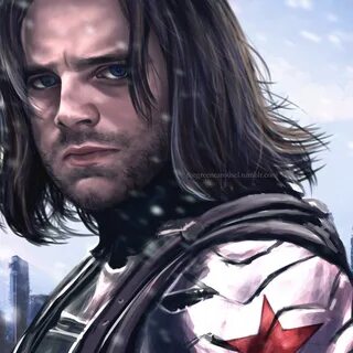 2048x2048 Bucky Barnes The Winter Solider Artwork Ipad Air H