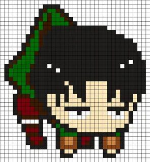 Levi_Attack_on_Titan by Kenzie on Kandi Patterns Пиксельные 