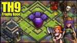 UNBEATABLE TH9 Town Hall 9 Trophy Base Build! W/ Replays Ant
