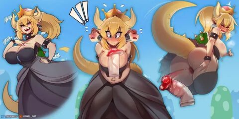 Kanel on Twitter: "Koppa-hime / Bowsette, voted on by patron