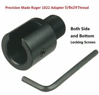 Aluminum Ruger 1022 10-22 Muzzle Brake Adapter 5/8x24 Thread
