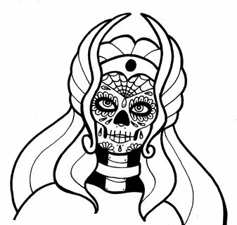 Wenchkin's coloring pages - She Ra & Skeletor's love child C