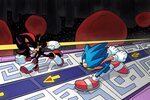 Sonic vs Shadow: Final battle by DredgeTH on DeviantArt