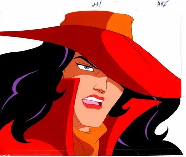 Carmen Sandiego DIC original production animation cel 1994-1