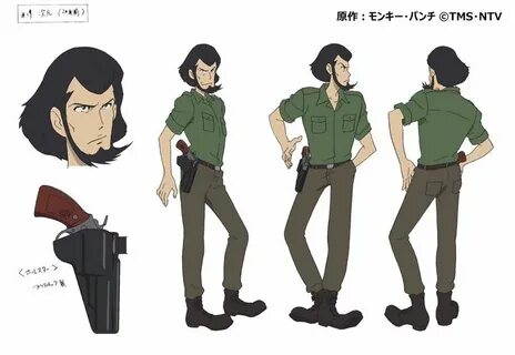 Daisuke Jigen Lupin iii, Classic cartoons, Character design