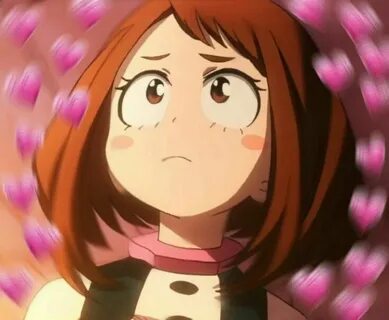 Meme apaixonado Ochako uraraka, Personagens de anime, Rostos