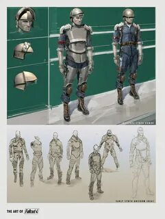 Fallout 4 Concept Institute Synth Armor & Early Uniform Idea