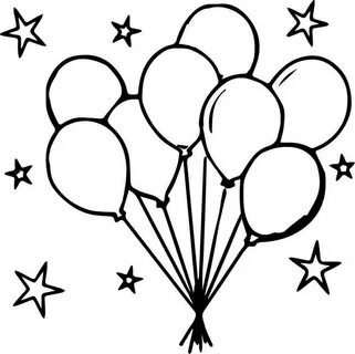 Printable Balloon Coloring Pages Mclarenweightliftingenquiry