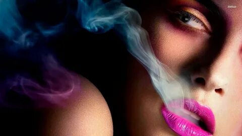 face, , Smoking, Girl, Sensuality, Lips, Lipstick Wallpapers