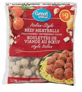 Great Value Italian Style Beef Meatballs Walmart Canada