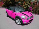pink Mini Cooper Mini cooper convertible, Pink mini coopers,