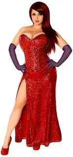 Marvel Comics Miss Jessica Red Sequin Gown Available in Plus