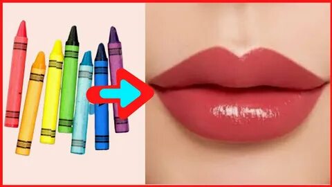 HOW TO MAKE LIPSTICK AT HOME DIY: Lipstick out of CRAYONS DI