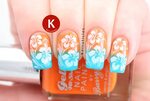 moyou tropical plate stamping - Google Search Tropical nail 