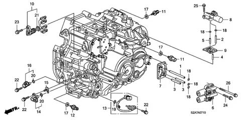 Sensor/solenoid для Honda PILOT YF4, год: 2011. OEM запчасти