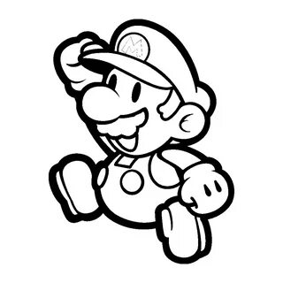 Stampa disegno di Mario Bros da colorare