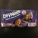 Vintage Huggies DryNites GoodNites Girls 2009 TALL Diapers f
