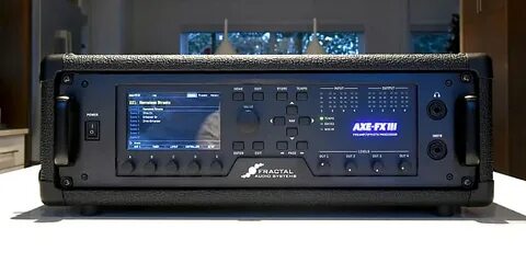 Fractal Audio Axe-FX III 2018 With NYC 3U Rack case Reverb