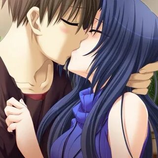 Aw I love this one Anime kiss, Anime love, Anime art