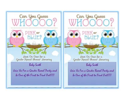 17 Free Gender Reveal Invitation Templates ᐅ TemplateLab