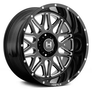 Hostile H111 BLAZE Wheel 22x10 (-25, 8x180, 125.2) Black Sin