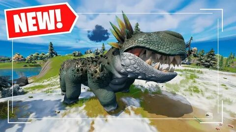 Fortnite Dinosaurs in Chapter 3! (Map Update) - YouTube